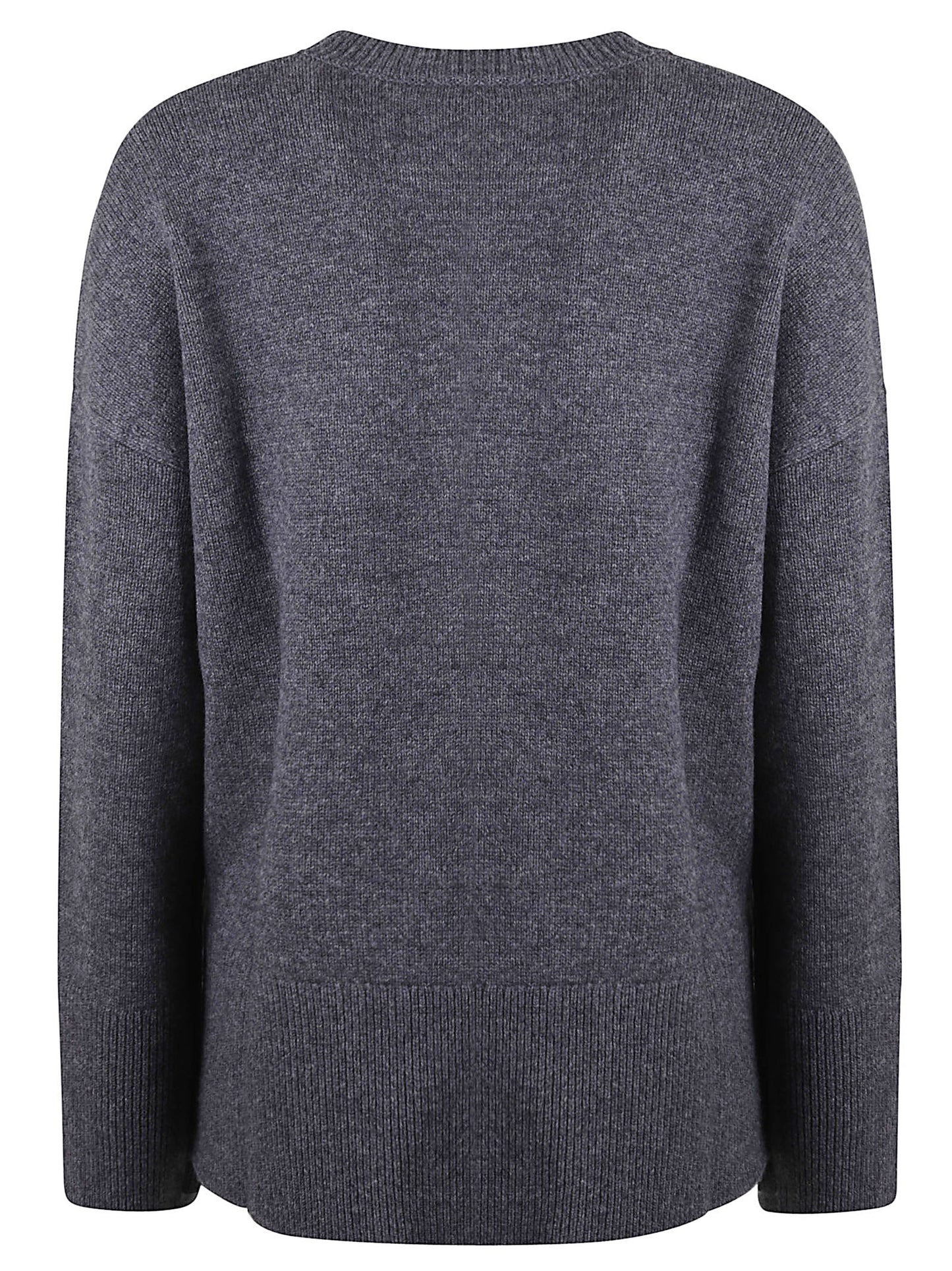 MAGLIA OVER CON SPACCHI GIROCOLLO