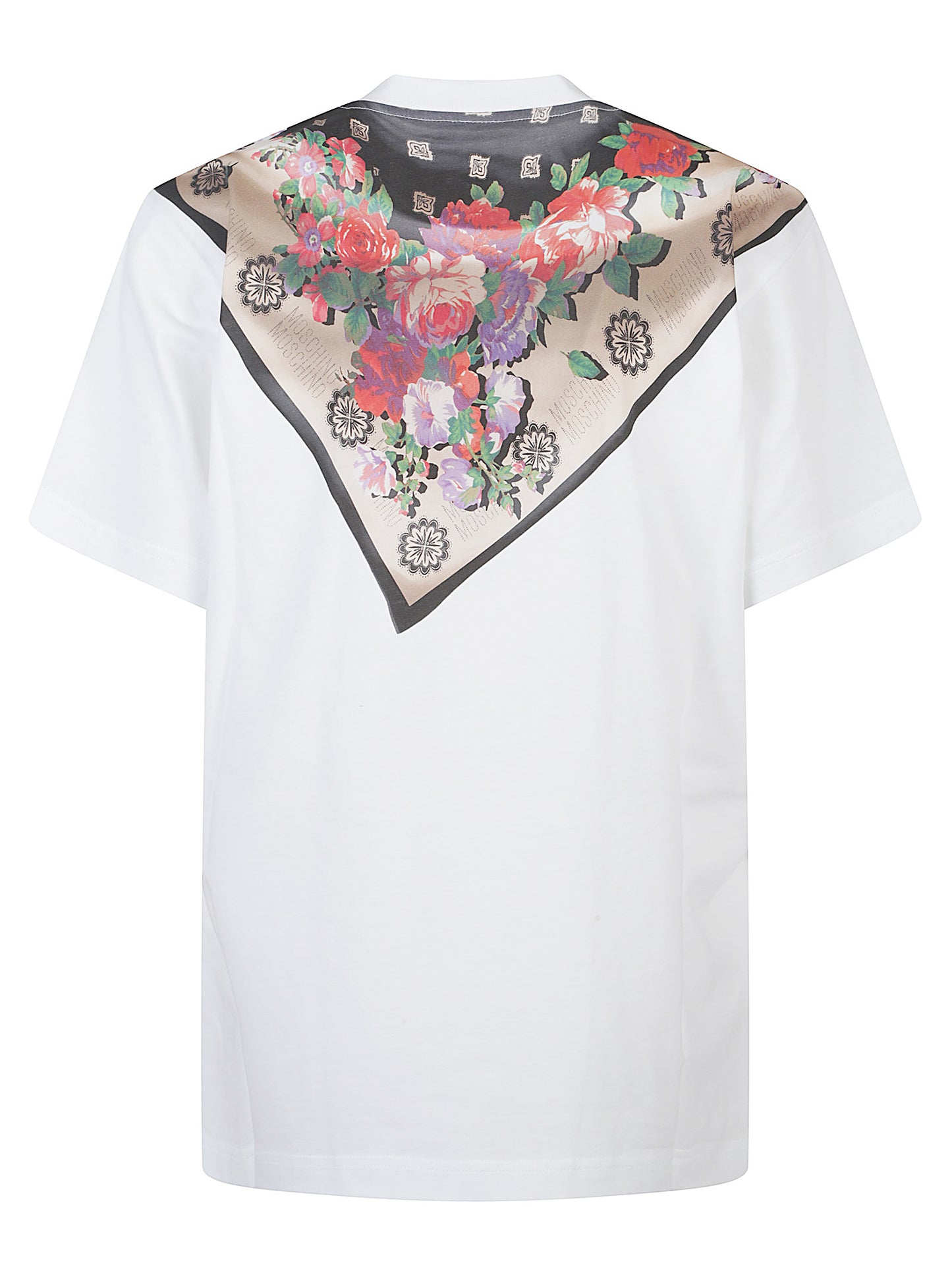 T-SHIRT GIROCOLLO COTONE CON STAMPA