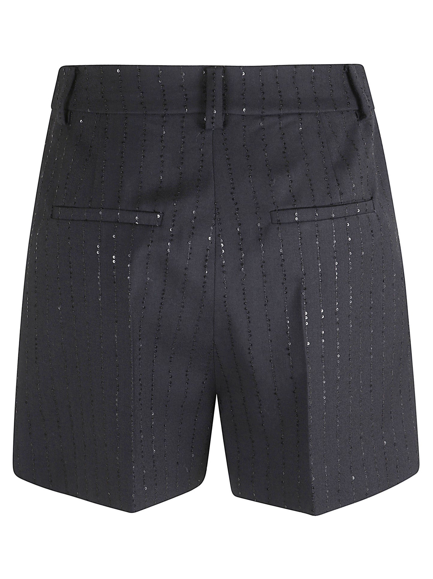 PANTALONI SIBERIA CORTI IN LANA RIGA PAILLETTES