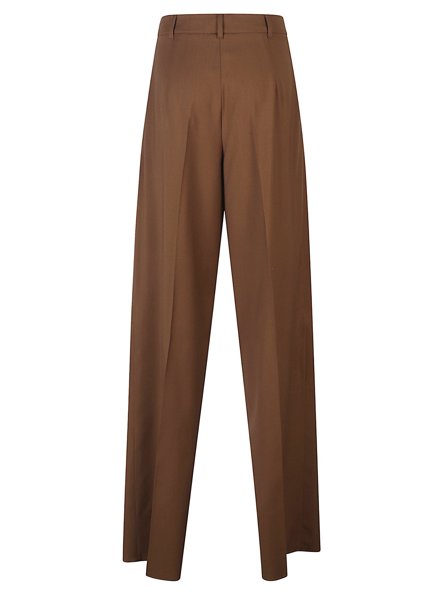 PANTALONI MSTBACIO PALAZZO CON PENCES IN LANA