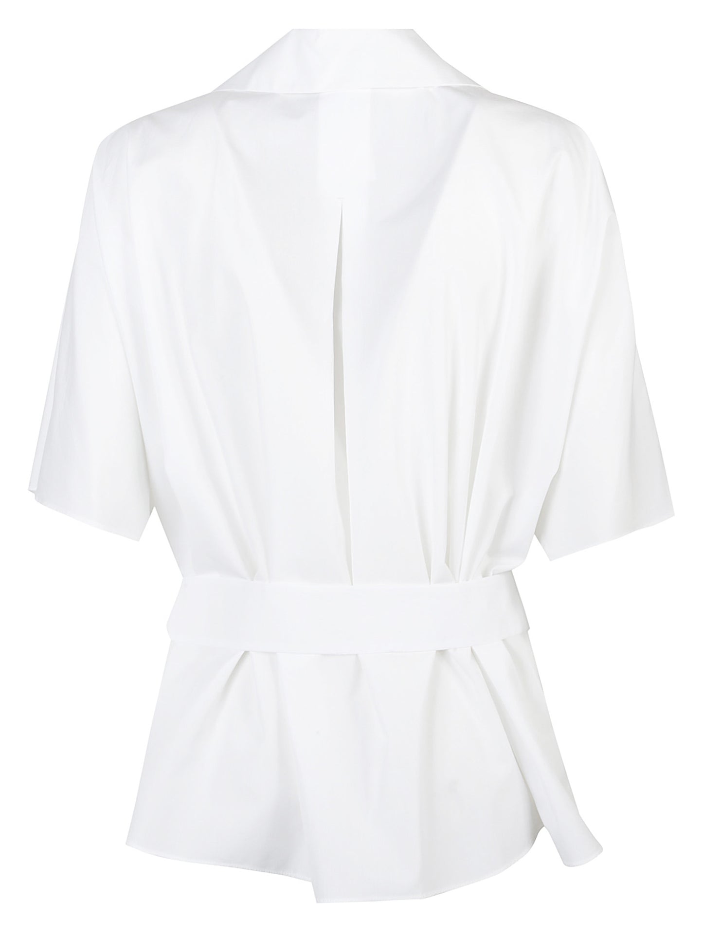 CAMICIA SMMCARISMA IN POPELINE DI COTONE CON CINTURA