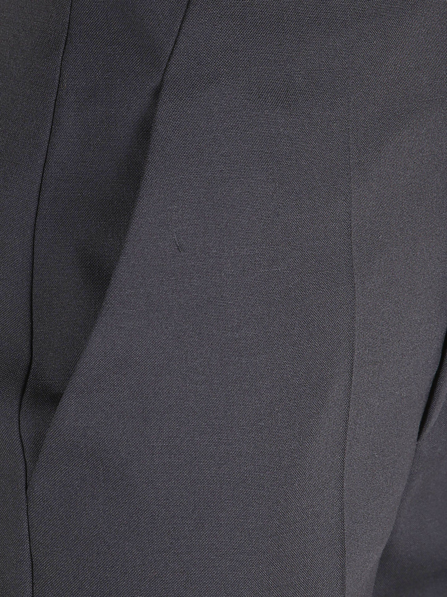 PANTALONI SIGARETTA CON RISVOLTO TROPICAL WOOL