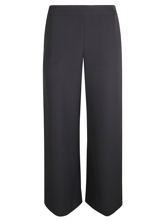PANTALONI IN CADI A PALAZZO CON ELASTICO DIETRO