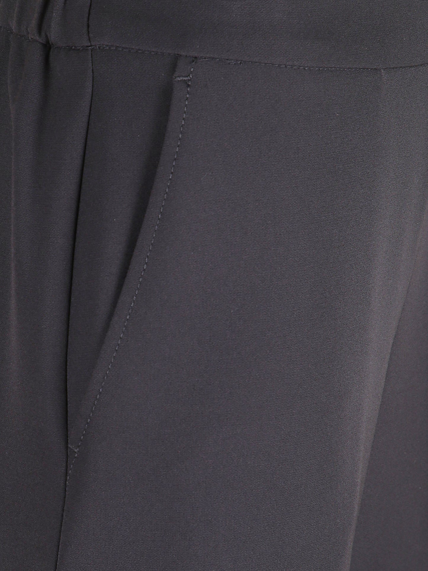 PANTALONI IN CADI A PALAZZO CON ELASTICO DIETRO