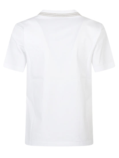 BLUSA JERSEY SCOLLO V DETTAGLIO LUREX