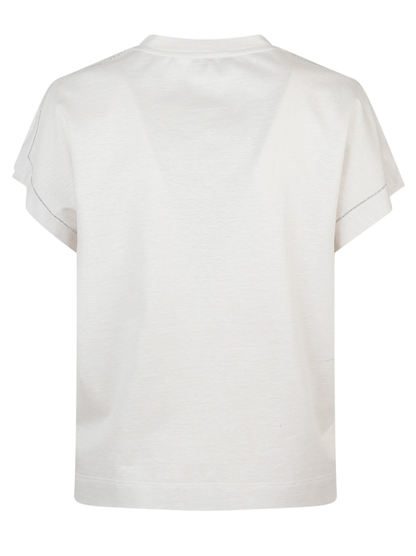 BLUSA JERSEY PIQUET  COTONE E LINO FIANMMATO