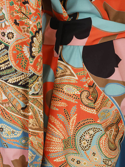 MIDI DRESS WITH BELT