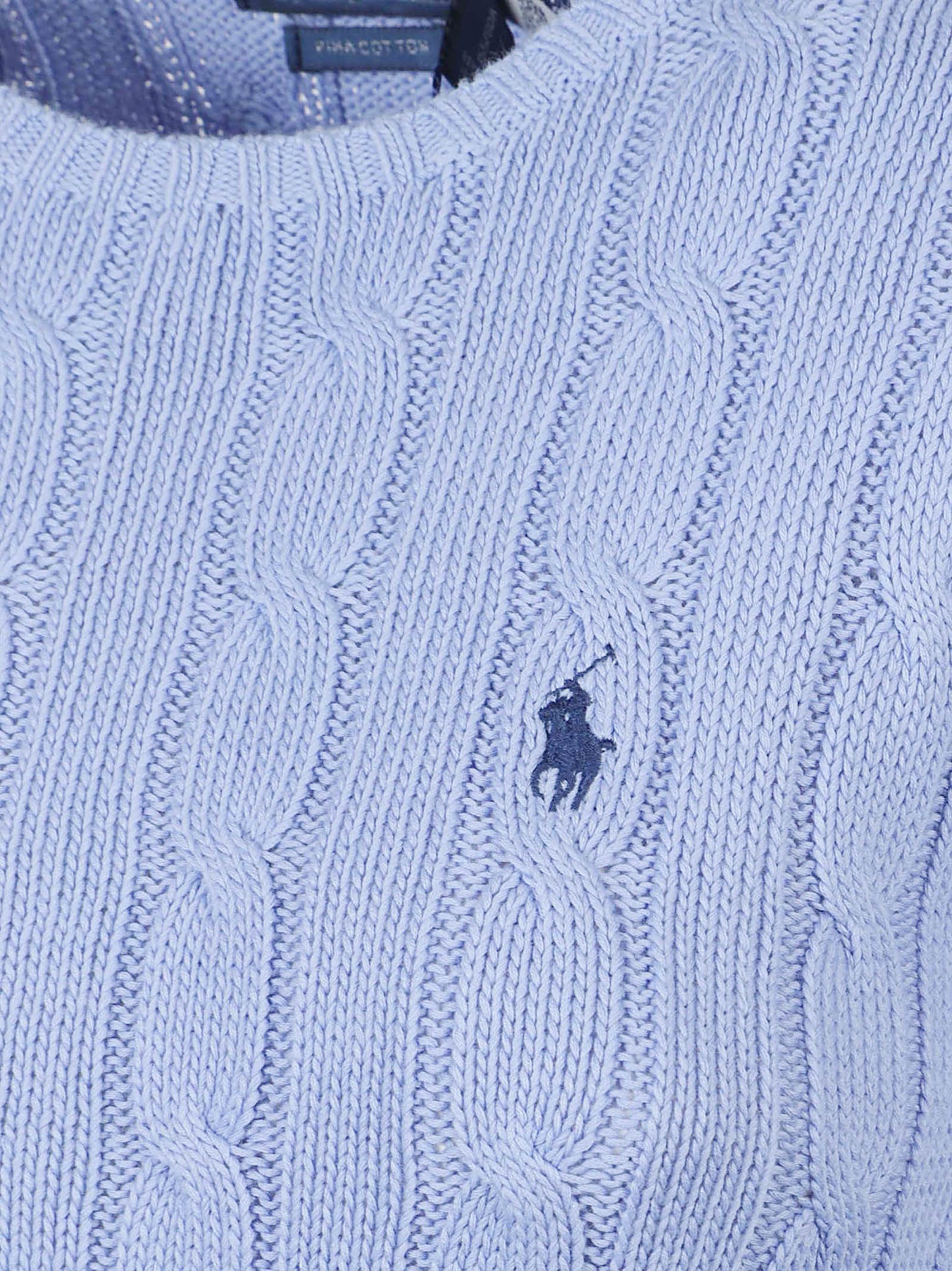 MAGLIA TRECCE GIROCOLLO