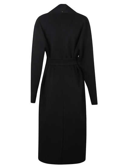 CAPPOTTO SPXCOSE DOPPIO DRAP DI LANA CON CINTURA