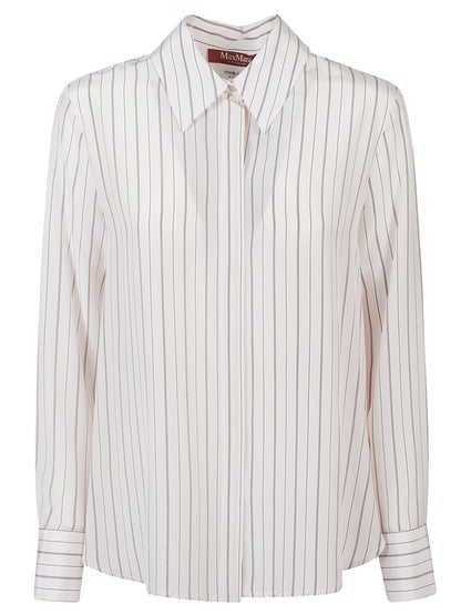CAMICIA MSTFLIRT MASCHILE RIGATA IN SETA
