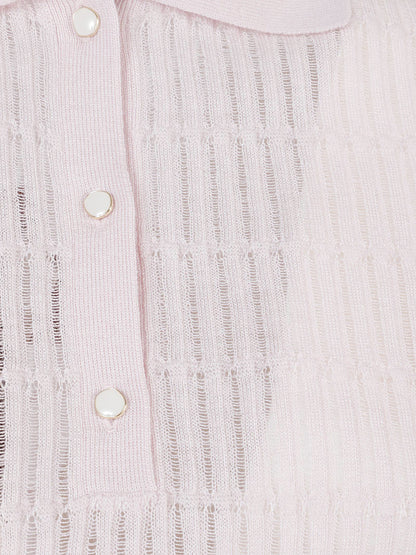 MAGLIA MSTGALLO POLO MEZZA MANICA LANA SETA