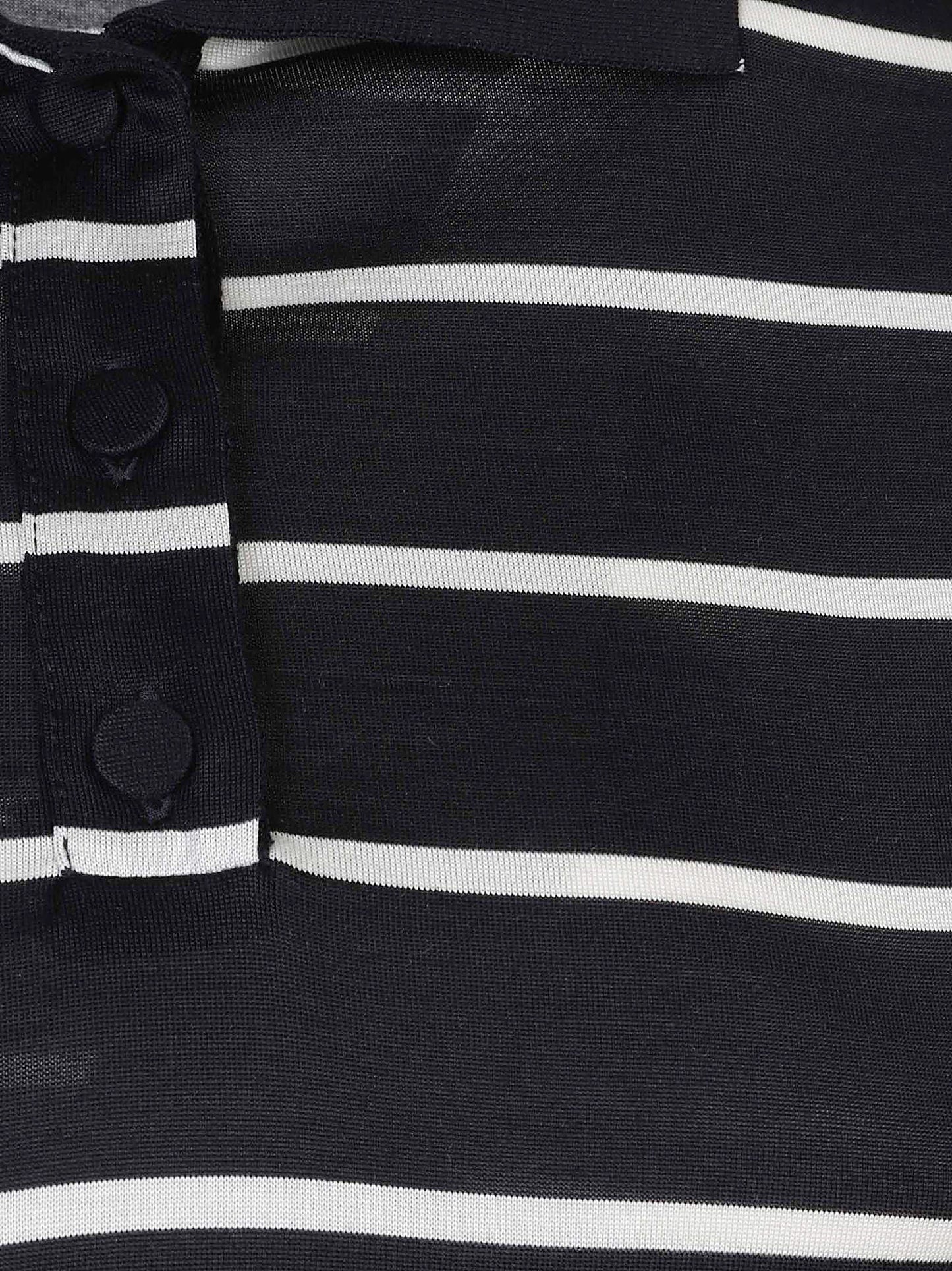 BLUSA MXPBELLICO POLO IN SETA RIGATA