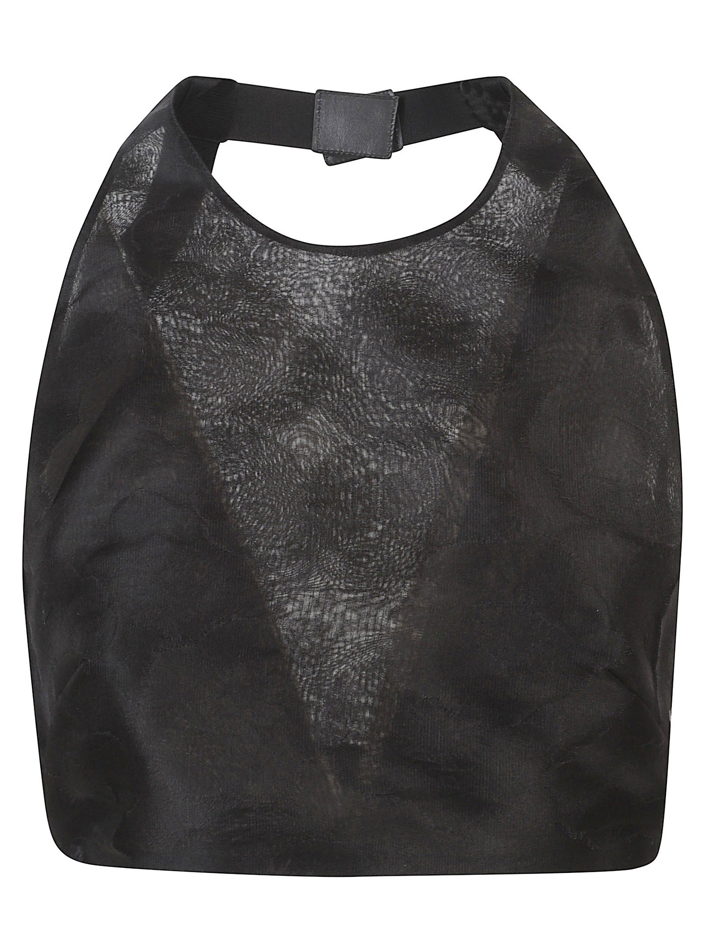 TOP MXSFUMETTO IN SETA CROP