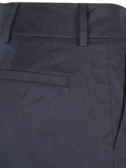 PANTALONI ARLYS CON RISVOLTO POPELINE DI COTONE