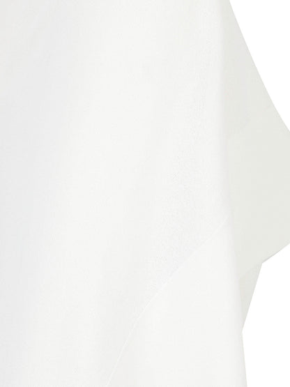 BLUSA IN VISCOSA STRETCH CON MANTELLINA