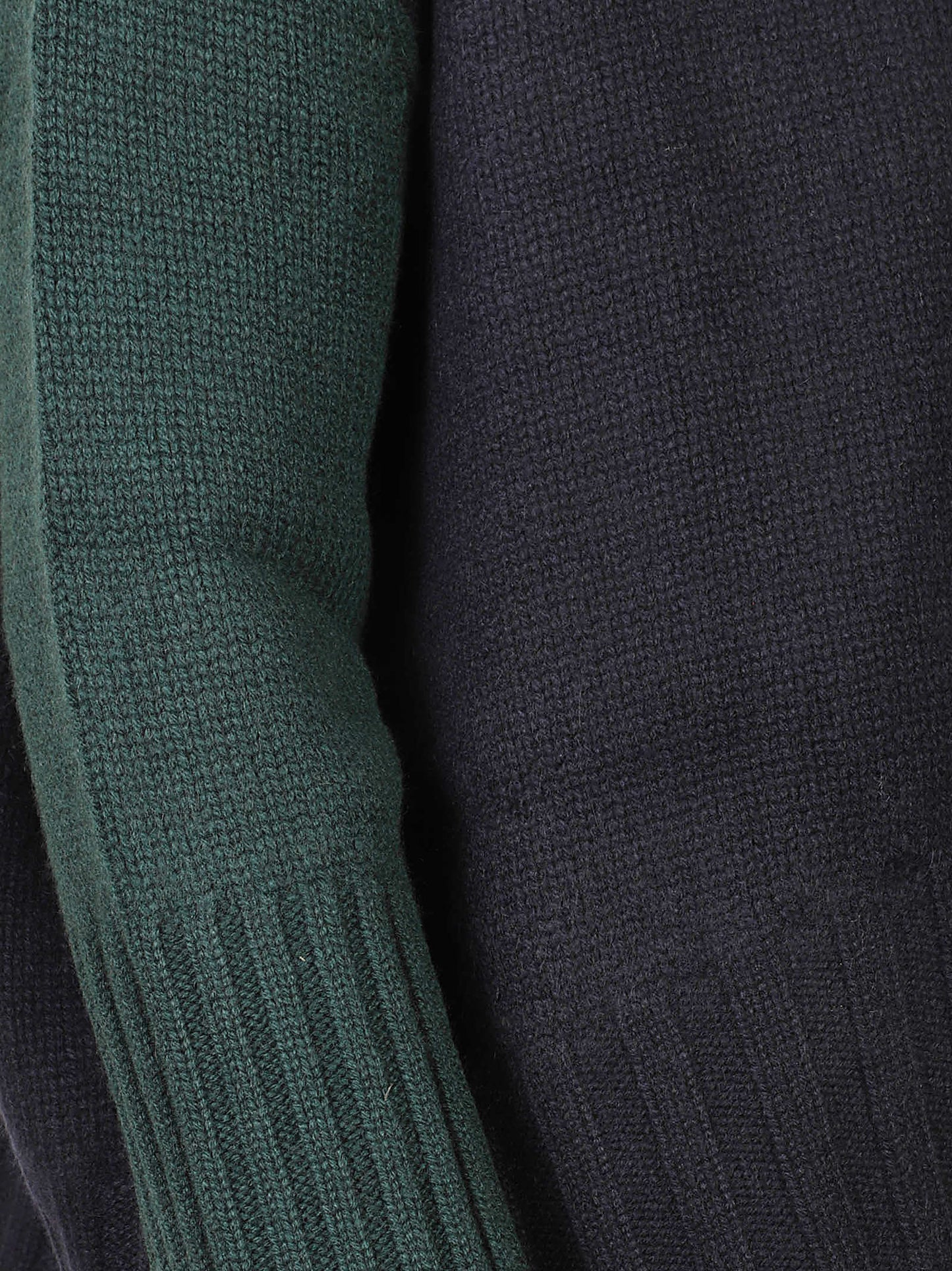 MAGLIA COLLO ALTO OVER COLOR BLOCK CASHMERE