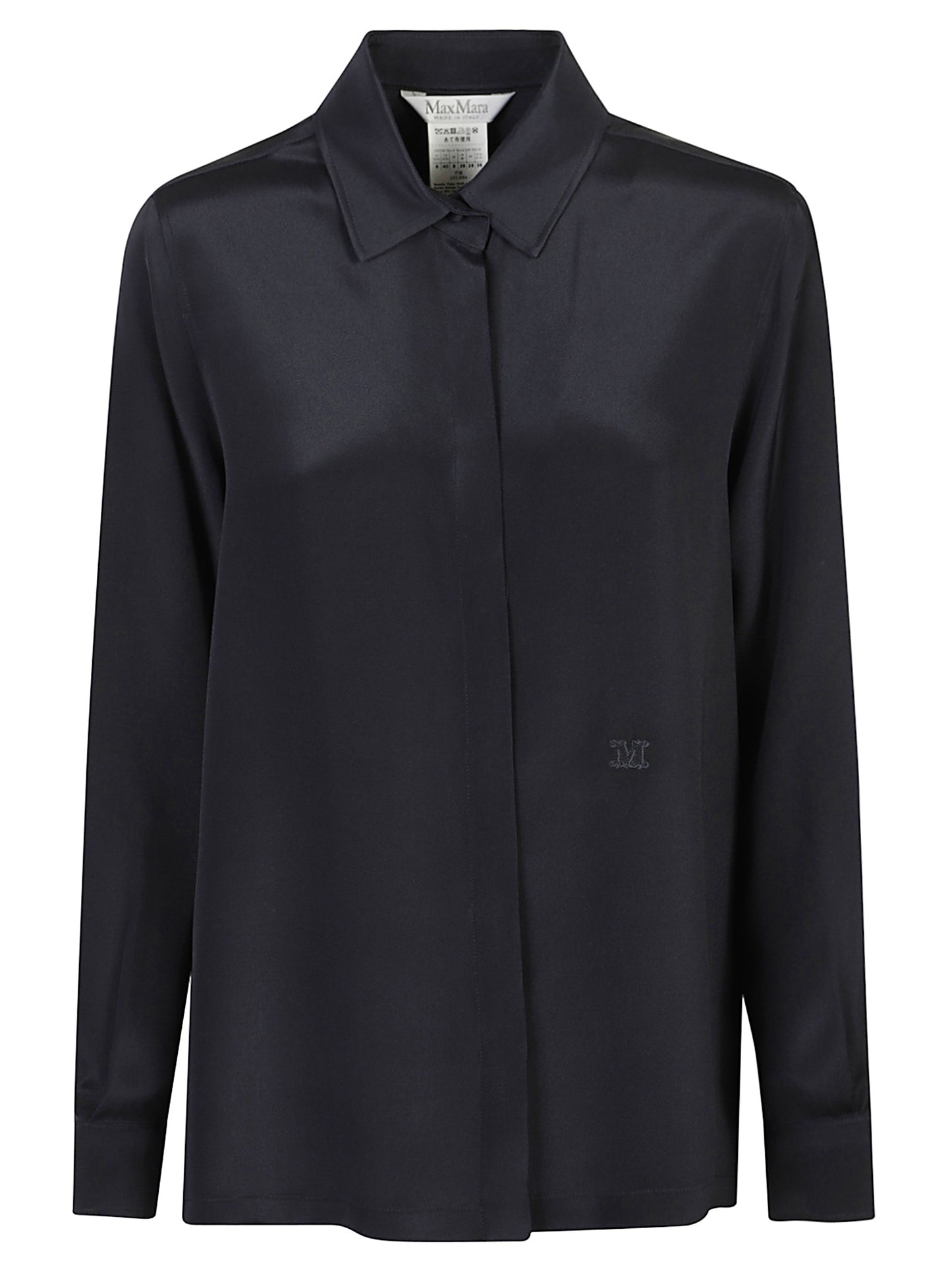CAMICIA MXMGERANIO MASCHILE IN SETA