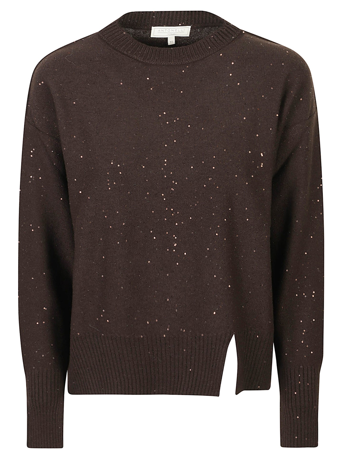 MAGLIA SILA IN LANA SETA E CASHMERE SPACCHETTI LATERALI
